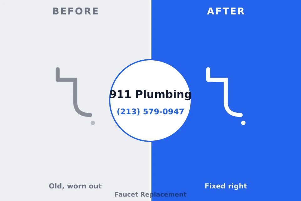 Before and after: plumbing repair West Point, GA